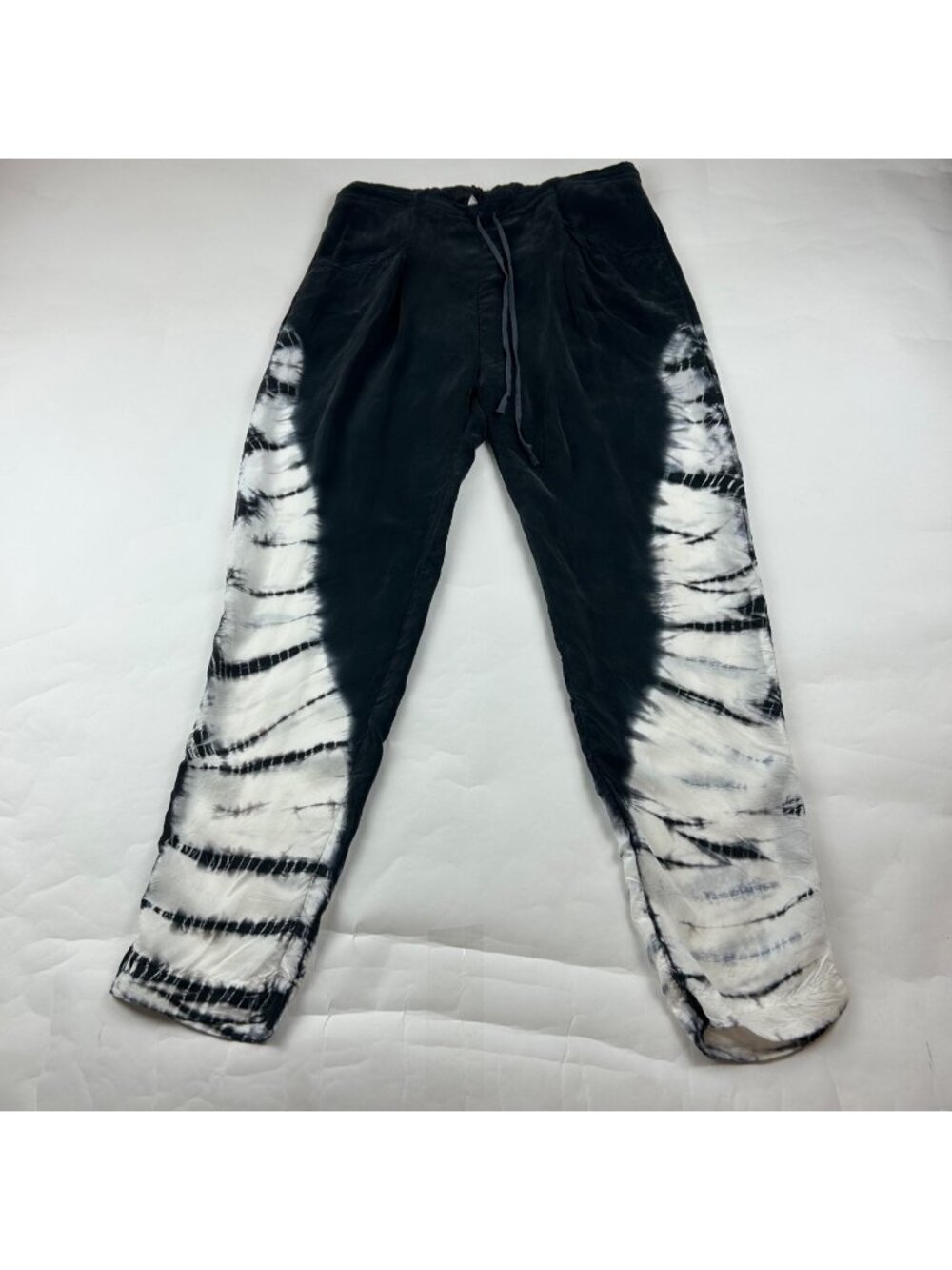 Woo. Delicate Cotton Tie Dye Pull On Lounge Pant L - Picture 1 of 7
